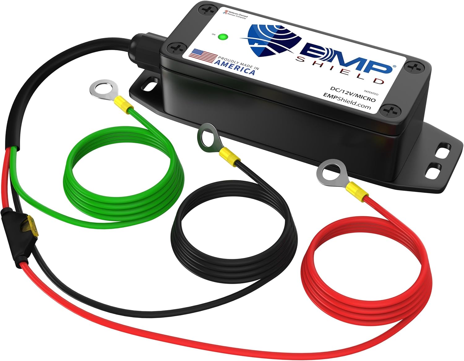 EMP Shield Micro - Vehicle EMP Protection 12 Volt DC for Car, Truck, and Motorcycle (DC-12V-Micro) Lightning, Solar Flare, CME (coronal mass ejection) and Lightining Surge Protection