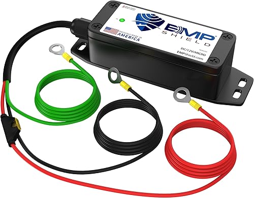 Miniatura 6 de EMP Shield Micro - Protección EMP para vehículos de 12 voltios CC para automóvil, camión y motocicleta (DC-12V-Micro) Lightning, llamarada solar,
