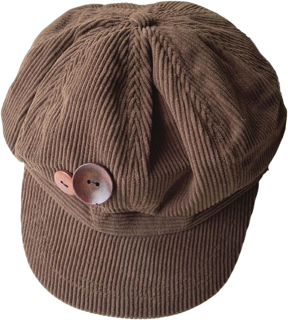 Corduroy Newsboy Hats for Women Vintage Baker Boy Hat Paperboy Cap Y2K Hat Cute Vintage Hat Cabbie Painter Beret
