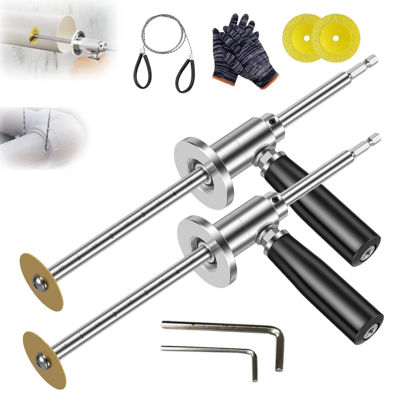 Custom Pipe Tools Tube Cutter Inside PVC Pipe Cutter Tool For Drills - Adjustable Diamond ...