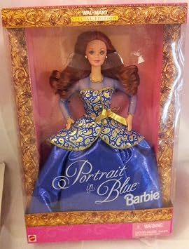 BARBIE Portrait in Blue Doll