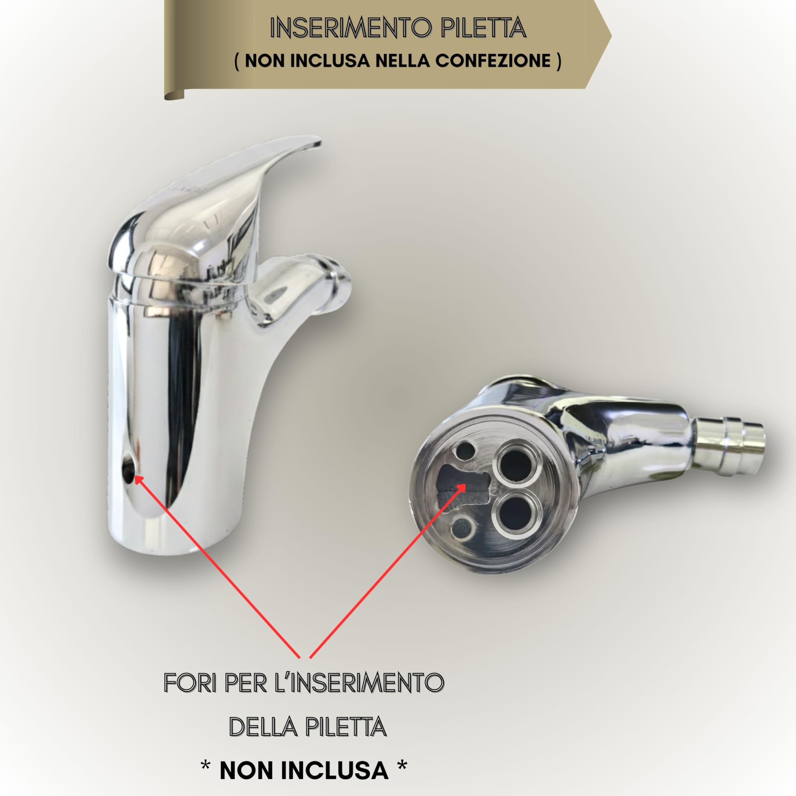 Yasta Rubinetto Bidet Miscelatore Argento con Testa Mobile Orientabile 360 Gradi per Lavabo Lavandino, Leva Monocomando