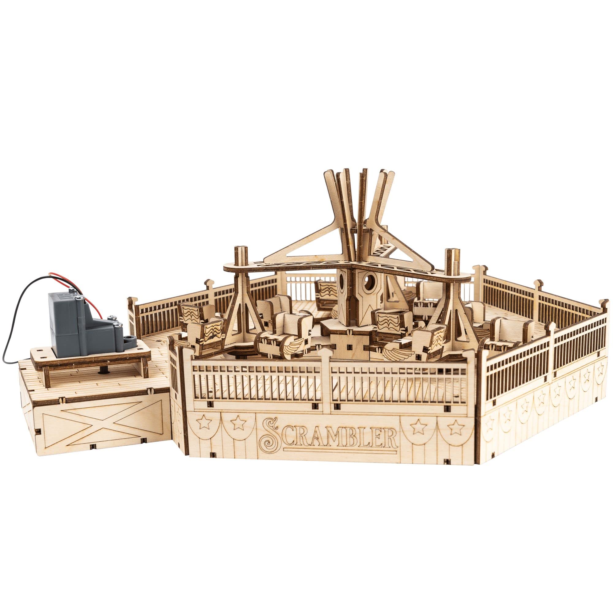 Amazon.com: CoasterDynamix 3-D Scrambler Carnival Ride Wooden