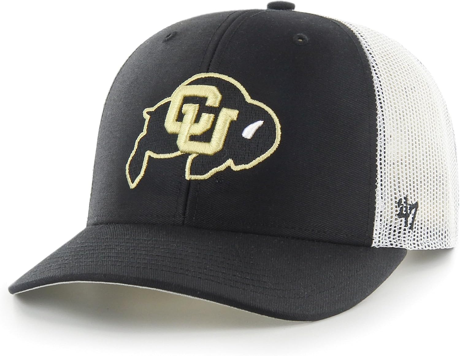 Colorado Buffaloes '47 Black Trucker SNAP Back