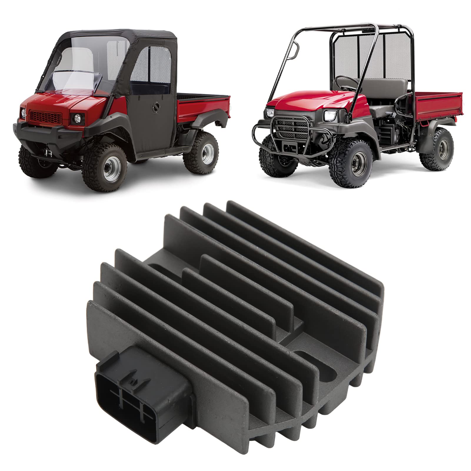 Rectificador de Motocicleta Aramox, Rectificador de Regulador de Voltaje de Motocicleta de 12 V de Repuesto para King Quad 450 500 700 750