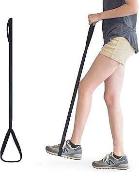 RMS Premium 35 Leg Lifter with Hand Strap & Foot Loop Long-Term Orthopedic Daily Living Aid for Chronic Hip, Knee & Mobility Limitations