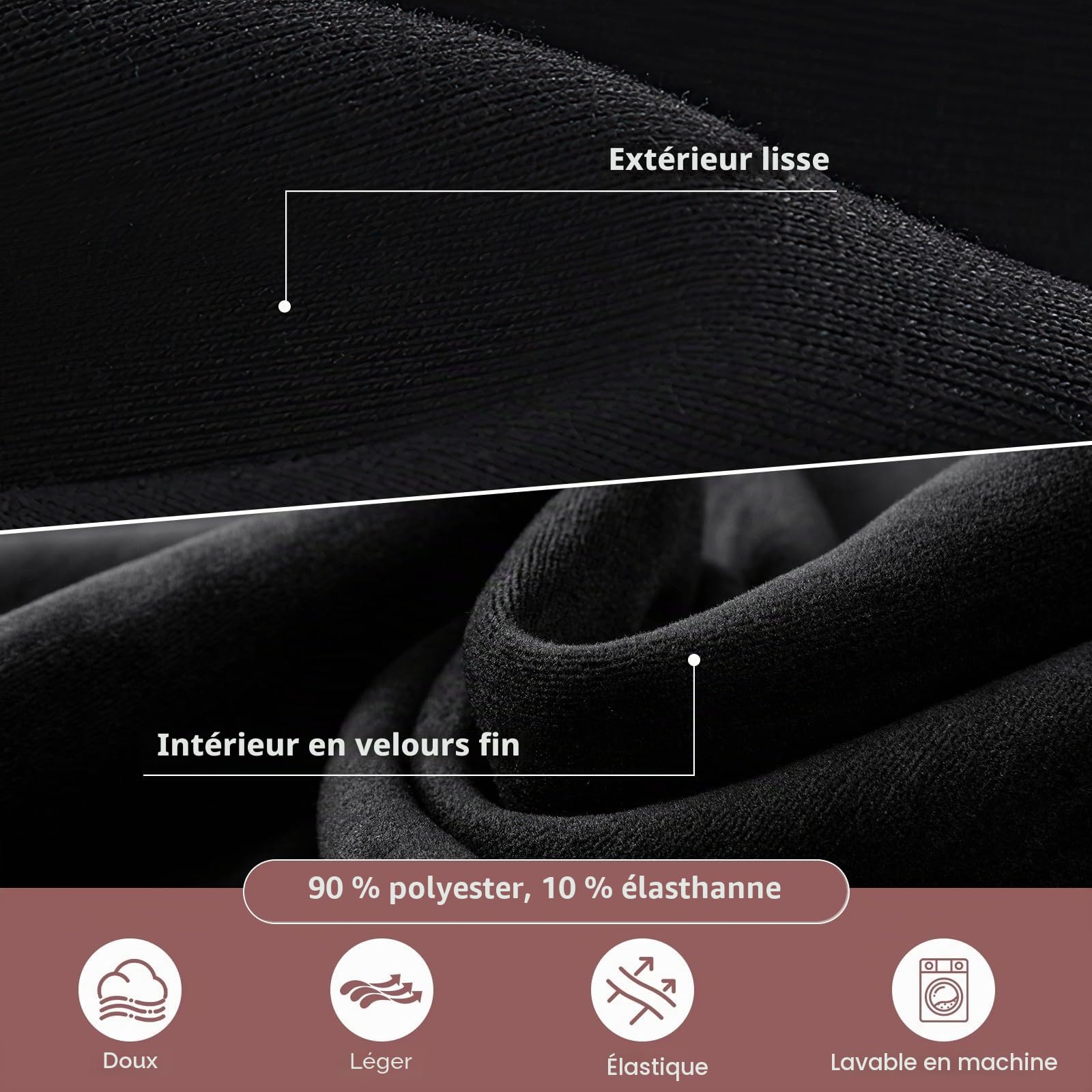 TBoonor Vêtements Thermiques pour Femmes, sous-vêtements Respirants et Fonctionnels, de Ski avec Doublure en Polaire – Ensemble Thermique Ultra Doux pour l’Hiver, Idéal pour la Maison et Le Sport