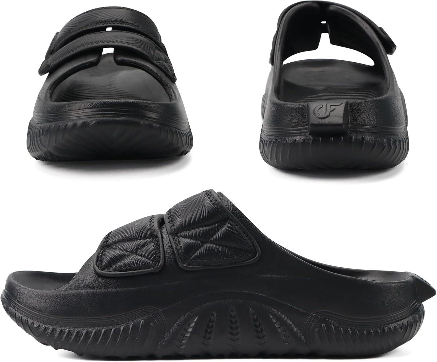 COFACE Mens Recovery Sandals Orthopedic Walking Slides for Men Adjustable Thick Cushioned Orthotic Man Plantar Fasciitis Comfort Casual Outdoor Size 7-15 - Image 8