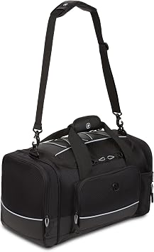 SwissGear Apex Duffle Bag for Travel and Gym with Bungee-Cord System
