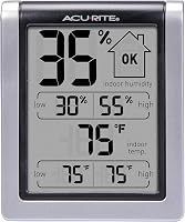 AcuRite 00613 Wireless Indoor Thermometer Hygrometer: Accurate Temp & Humidity Monitor with Daily Highs/Lows