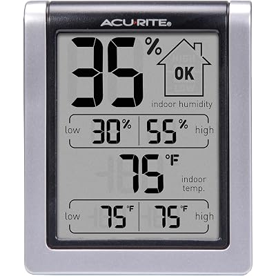 AcuRite Digital Indoor Thermometer and Hygrometer, Classic