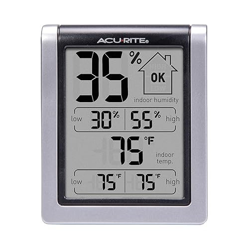 AcuRite Wireless Digital Indoor Thermometer and Hygrometer Monitor for Inside