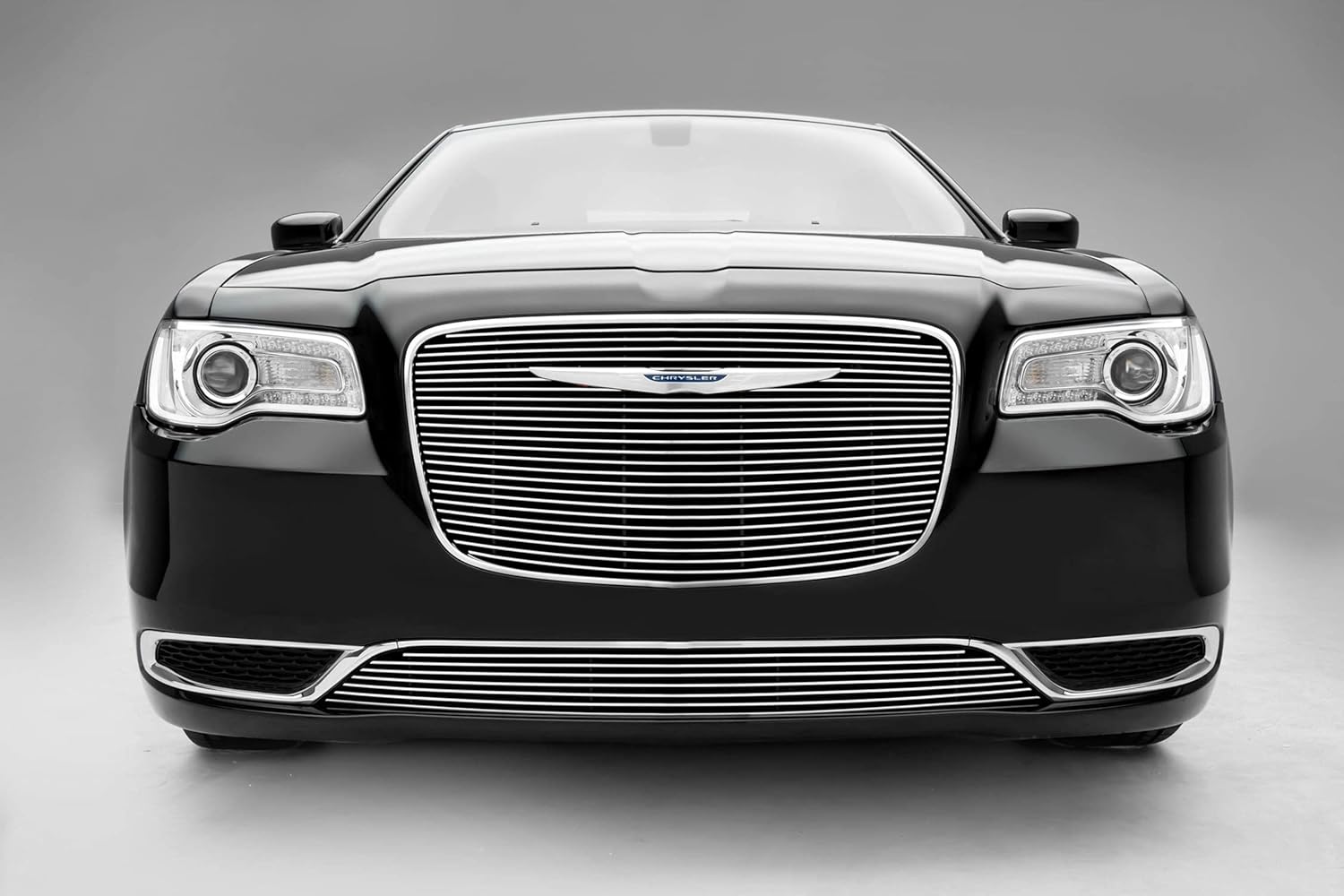 T-Rex Grilles 2015-2018 Chrysler 300 Billet Grille, Polished, 1 Pc, Overlay - PN #21436