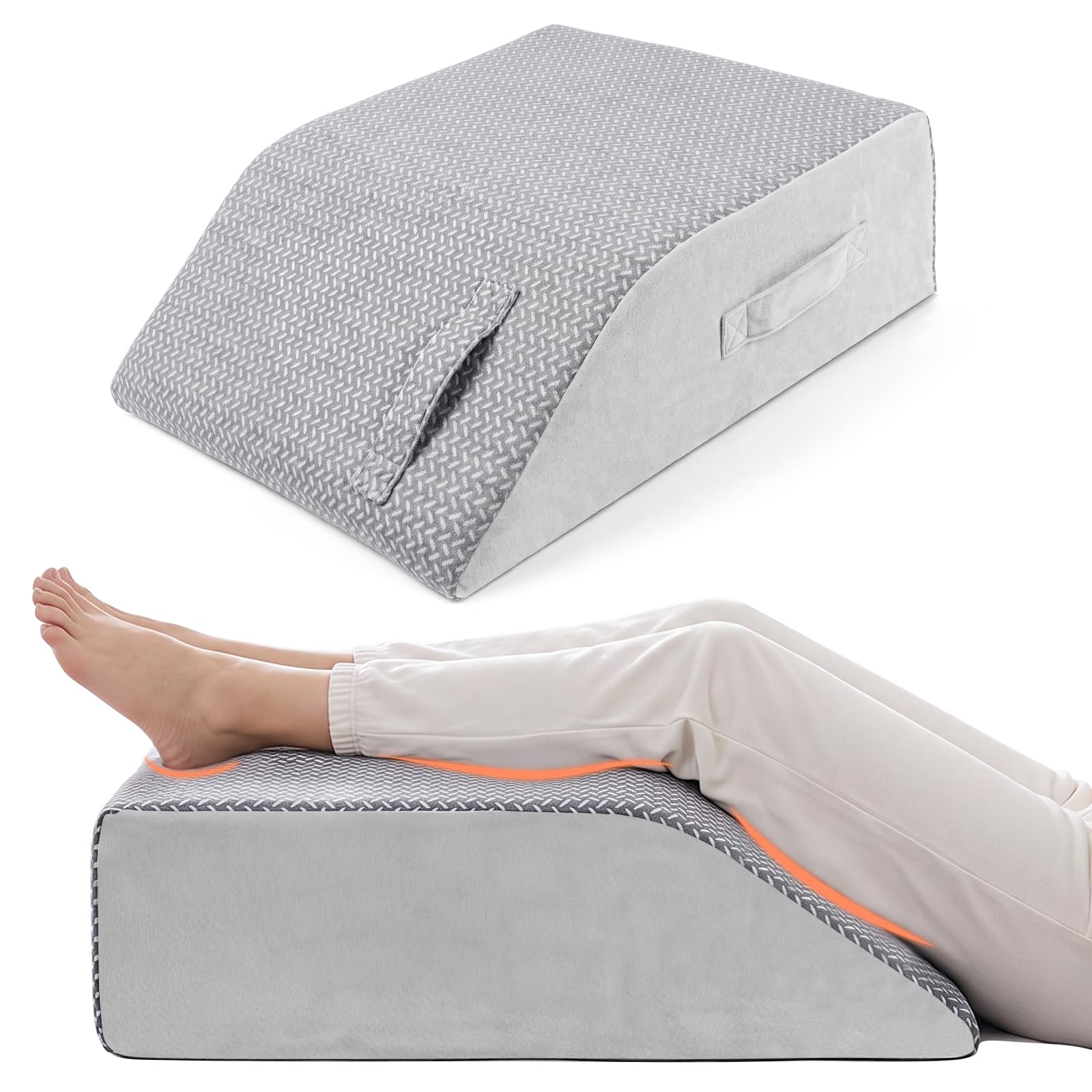 Masthome Coussin Surelevateur Jambes, Oreiller Ergonomique Mousse à Mémoire