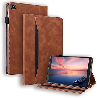 Case for Samsung Galaxy Tab S6 Lite 10.4'' 2022/2020 Cover with Card Holder SM-P610/P613/P615/P619 Flip Stand Case Shell Multi-Angle Slim and Lightweight for Galaxy Tab S6 Lite 10.4 inch,Brown