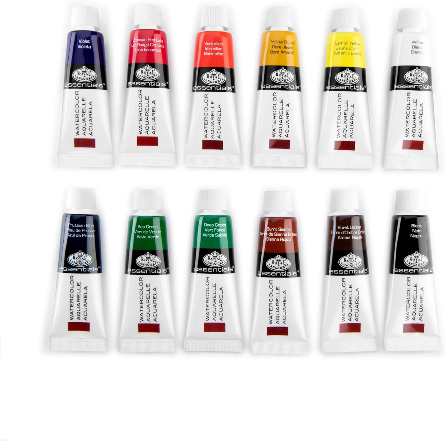 ROYAL BRUSH RTN-102 Watercolor Paint 12ml 12/Pkg-