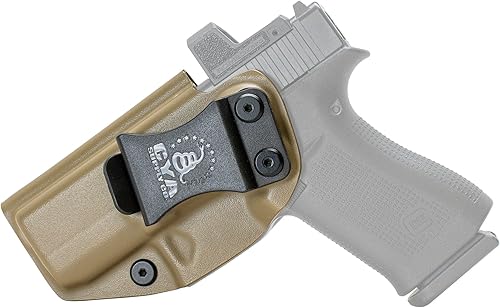 Miniatura 86 de CYA Supply Co. Funda para llevar armas dentro del cinturón, Base Optics Ready (Flat Dark Earth) Portador Oculto en la Pretina, IWB, Compañía