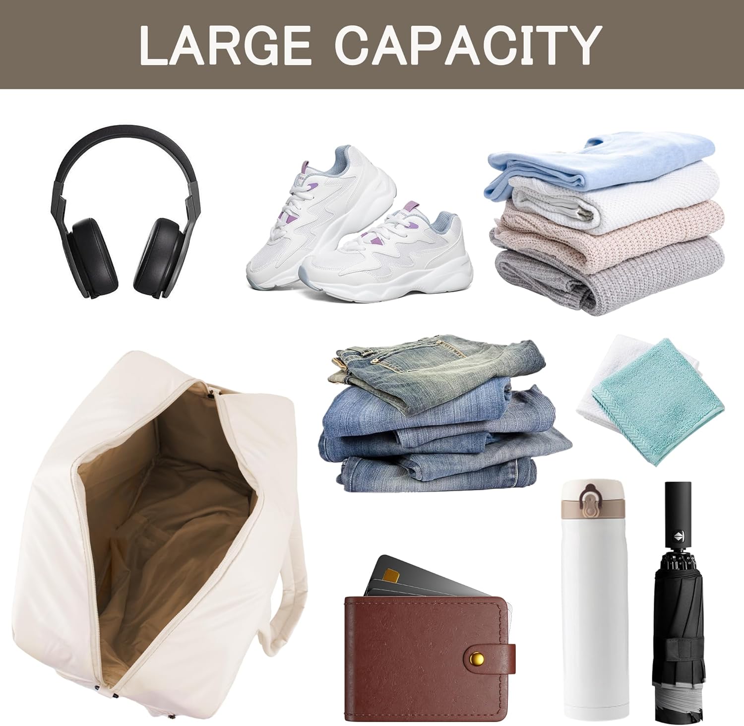 Weekender Fluffy Bag Quilted Nylon Puffer Tote Bag Personal Item Bag for Airlines Overnight Bag Gym Bag