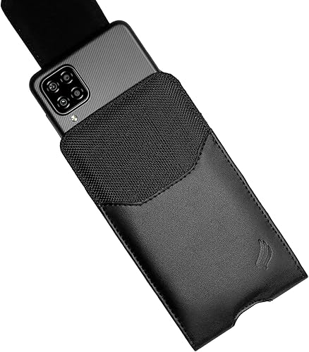 Miniatura 3 de Funda de cuero para teléfono celular para iPhone SE (2020/2022), 11 Pro, 12 13 14 15 16 17, Samsung Galaxy S22 S23 S24 S25 - Funda vertical