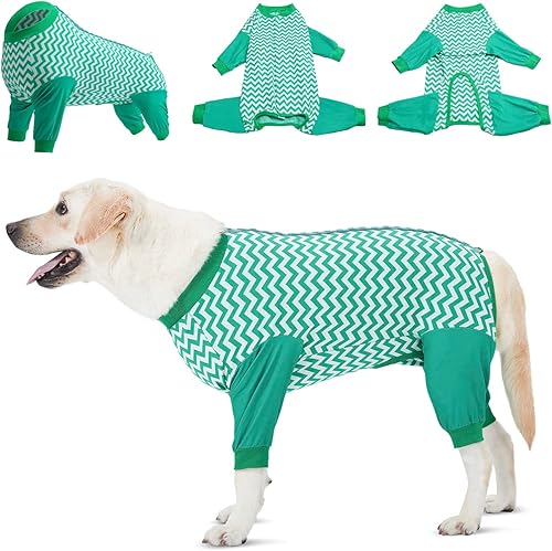 LovinPet Traje de recuperación para perros grandes y medianos  Protector de heridas quirúrgicas con cuello electrónico alternativo para heridas