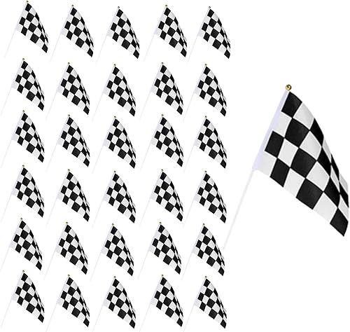 Paquete de 50 mini banderas pequeñas en palo, banderas y pancartas que ondean a mano, decoración para escuela, oficina, juegos, desfile, eventos