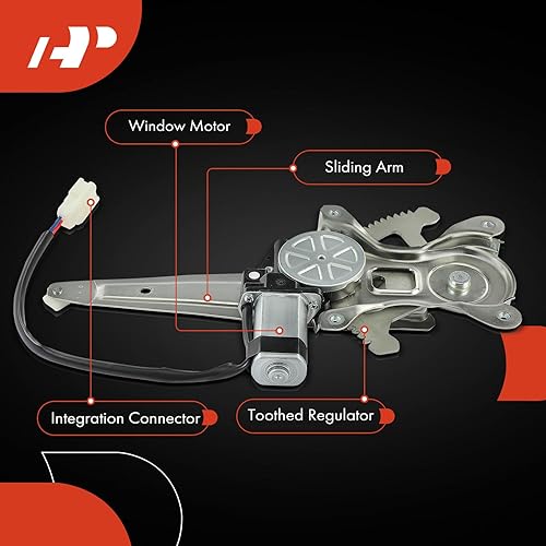 Miniatura 5 de A-Premium Elevalunas eléctrico con motor compatible con Toyota Highlander 2001-2007 Sport Utility, lado trasero izquierdo del conductor