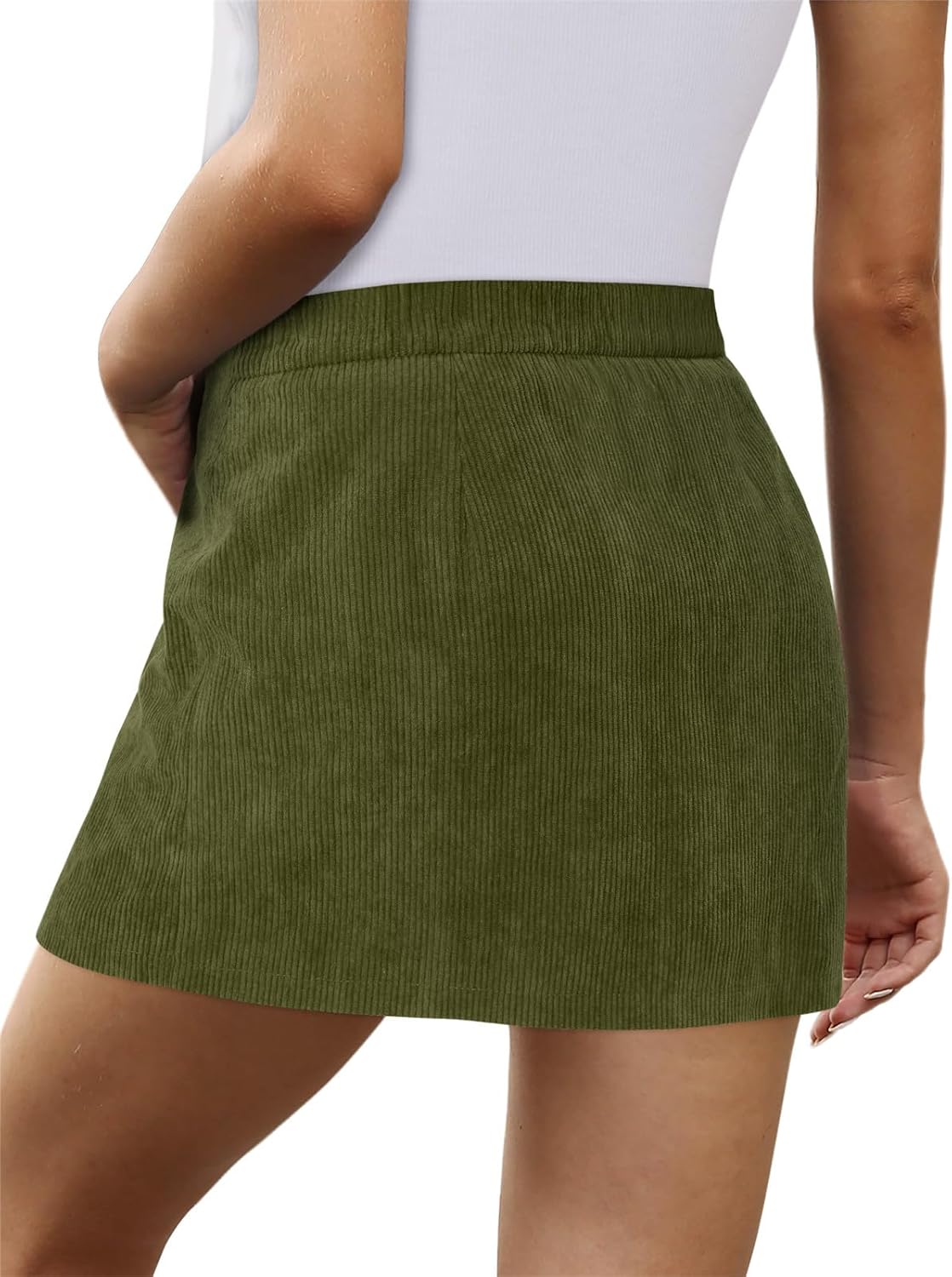 onlypuff Plaid Skirts for Women High Waisted Mini Skirts Ladies Fall Fashion Outfits Bodycon Above The Knee Dress - Image 4