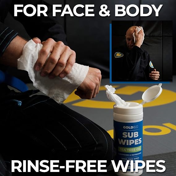 Gold BJJ Jiu Jitsu Soap and Body Wipes Bundle