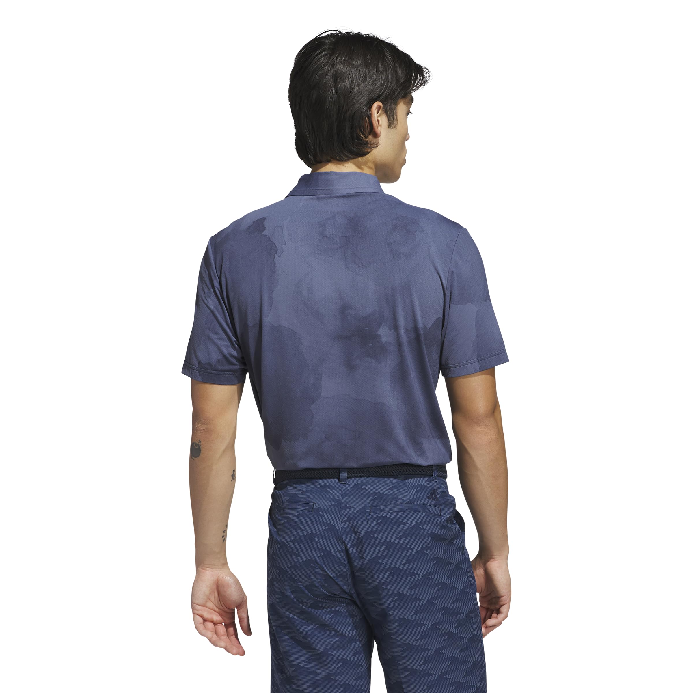 adidas Męska koszulka polo Ultimate365 Tour z nadrukiem Cool Feeling, Collegiate Navy/Preloved Ink S24, XL