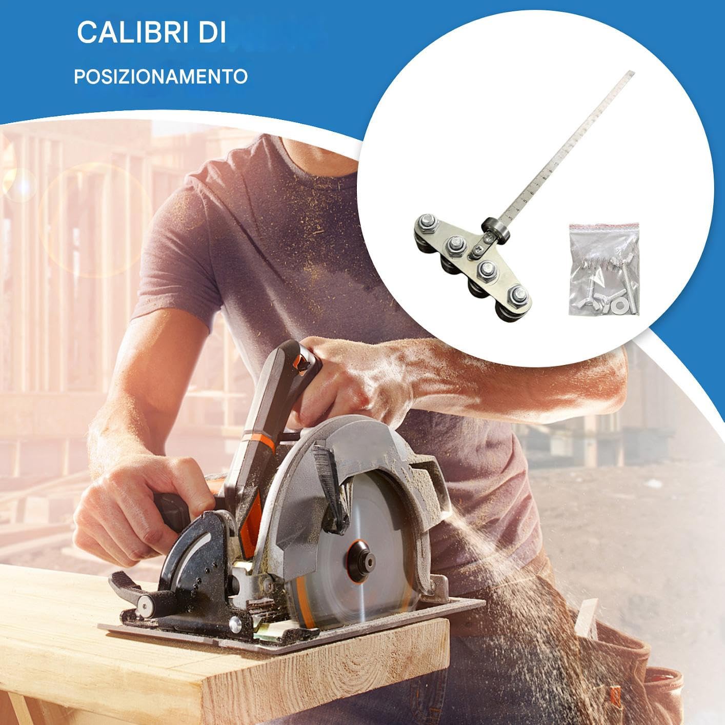 Guida Di Posizionamento Preciso Strumento Di Taglio Con Rotaia Regolabile | Guida Di Posizionamento Per Misurazione Per Falegnameria Metallo Bricolage Industriale Costruzione