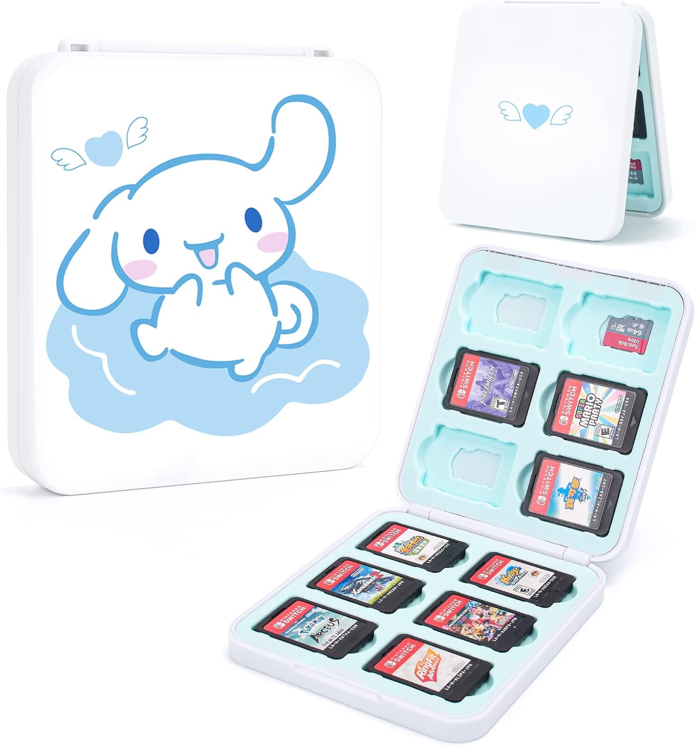 DLseego Aufbewahrungsbox für Spiele der Switch/Switch OLED/Switch Lite