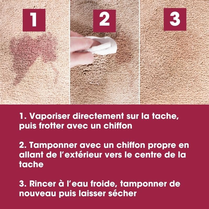 Image of Furniture Clinic Red Wine Stain Remover - Easily Remove Red Wine Stains From Carpets, Clothes, and Upholstery (125ml)
