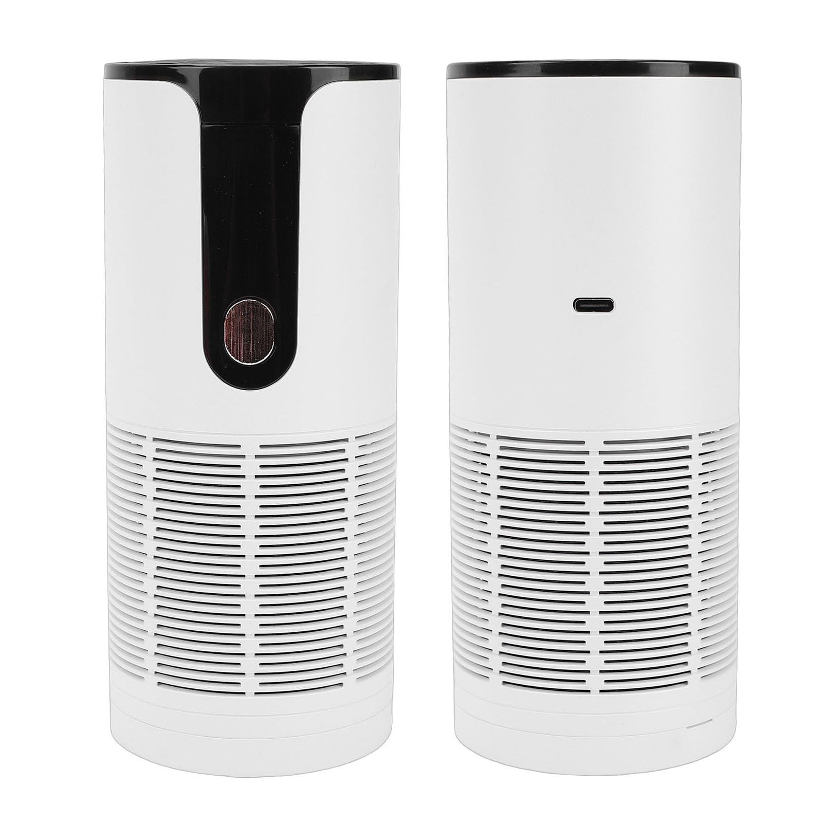 Jiawu Purificatore d'Aria, H13 Filtro HEPA Vero Display Digitale Purificatore d'Aria per Camera da Letto a Basso Rumore 35dB, 'Aria Portatile con Anello Profumato per Auto Camera da Letto Ufficio