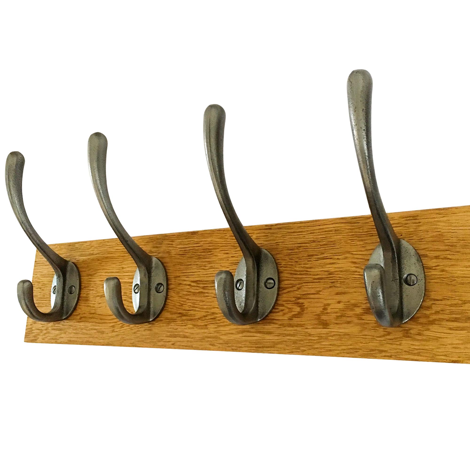 Element Wooden Designs Antique Coat Rack Industrial Cast Iron Hooks
