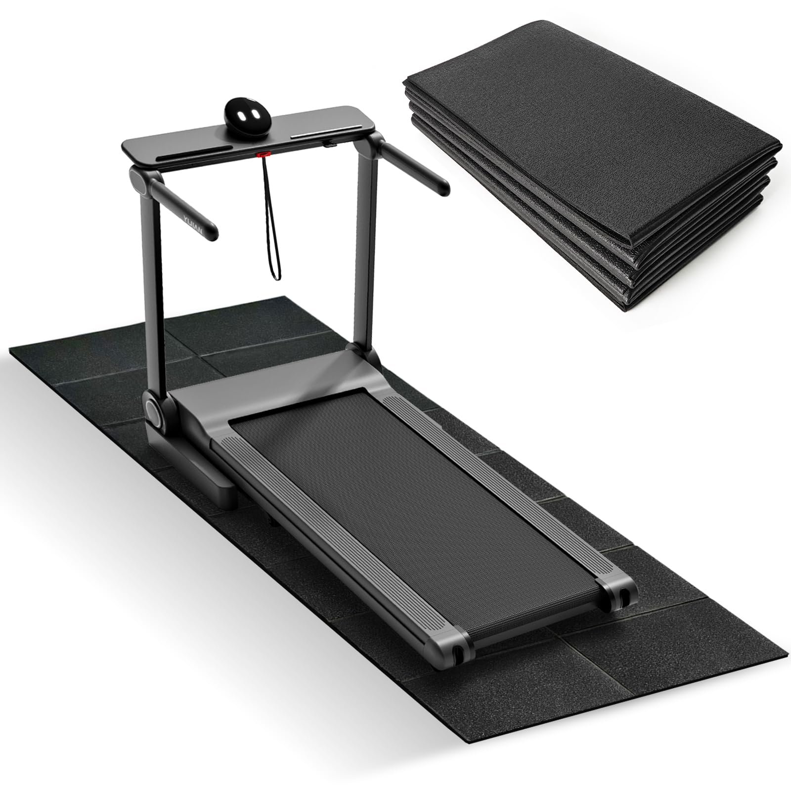 Esterilla Bicicleta Estática Antideslizante 173x75x6 mm Aislante Acústico Antivibraciones