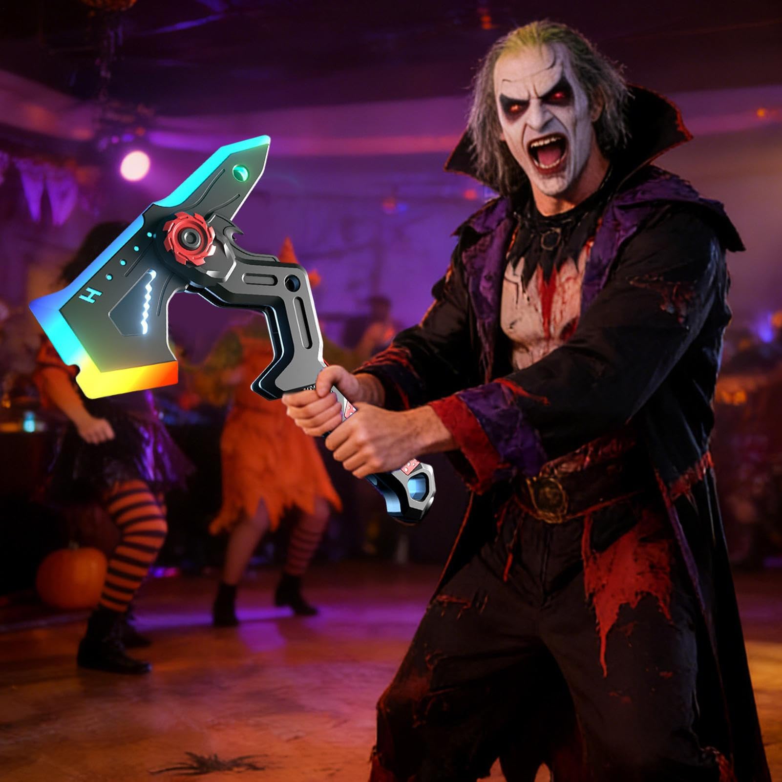 Akcesoria Cosplay dla dorosłych | Transformowalna zabawka ze światłem RGB | Akcesoria do odgrywania ról scenicznych | Dla twórców treści, kolekcjonerów, konwencji komiksowych i kostiumowych i