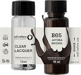 SD COLORS Jatoba Brown B65 - Pintura para retocar (15 ML), color marrón Jatoba, color marrón