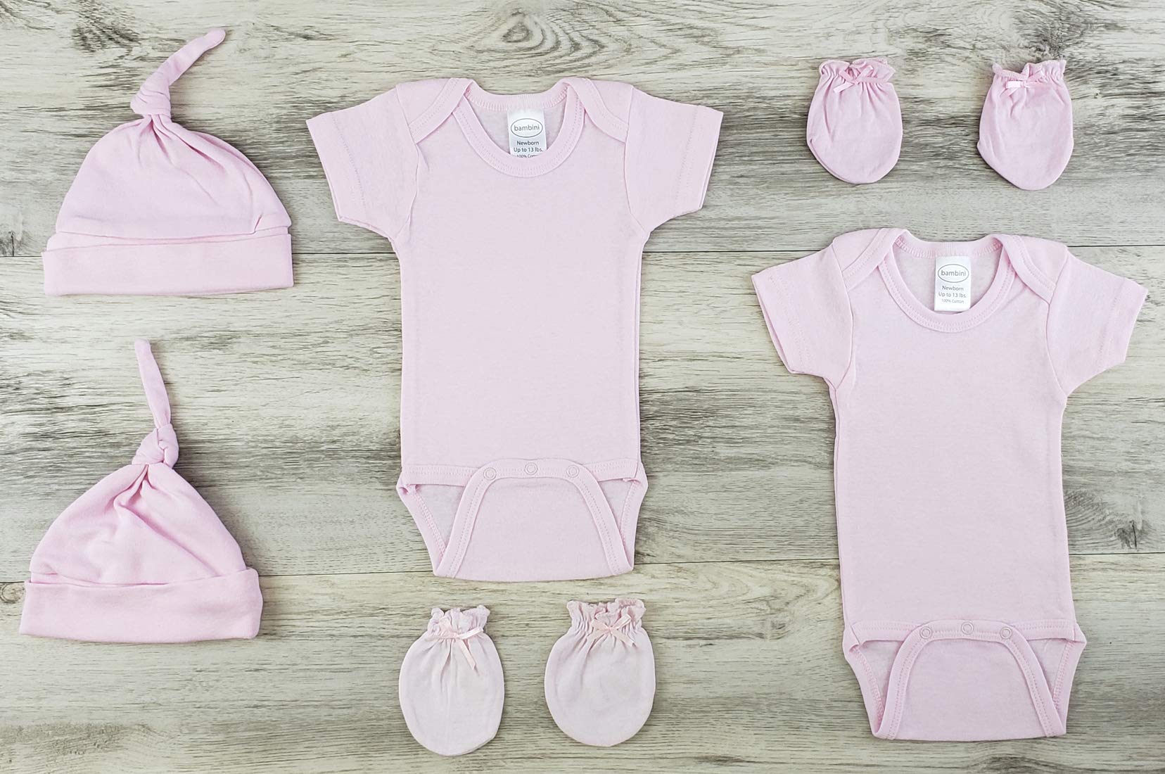 bambini 6 Pc Layette Baby Clothes Set