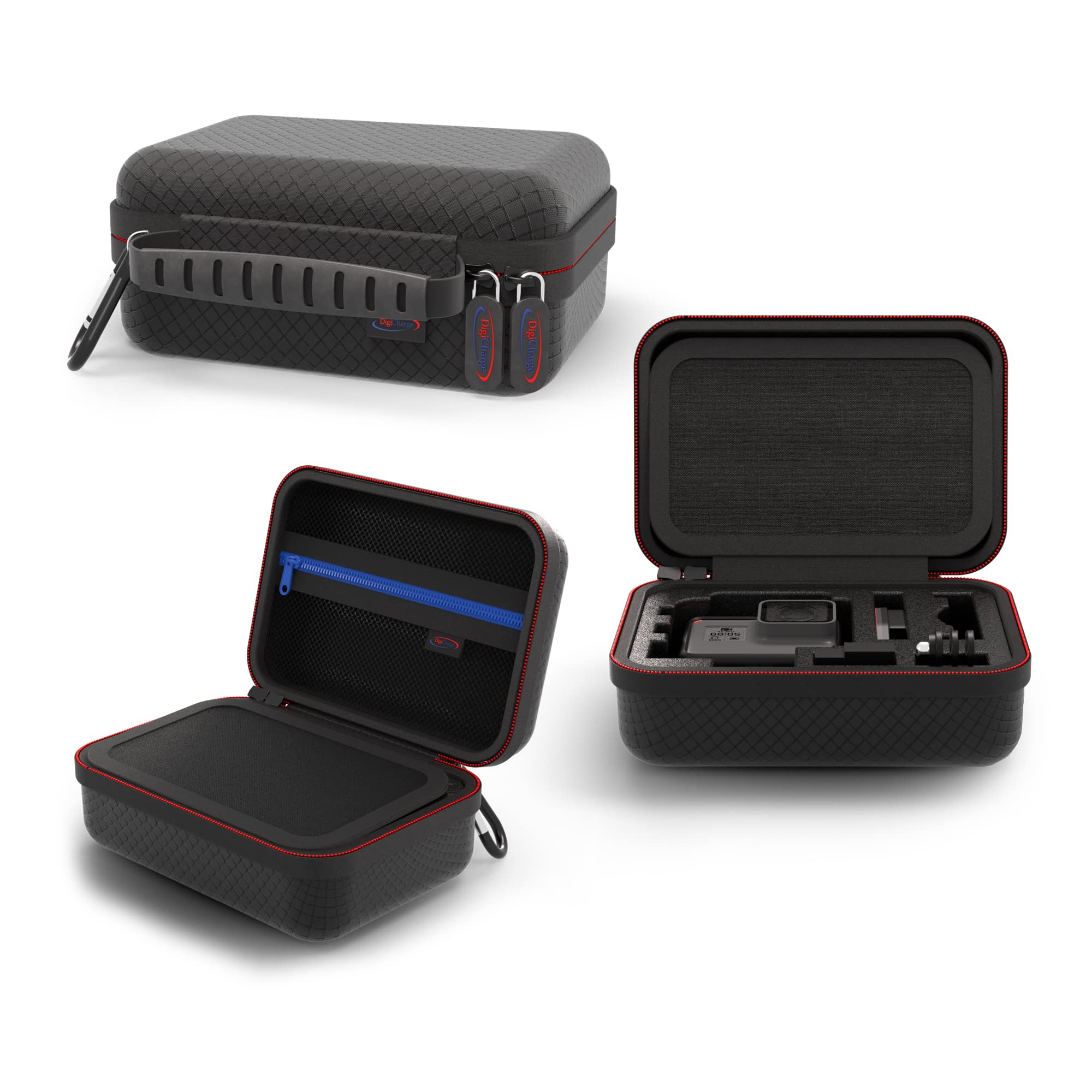 Digicharge Housse Étui Protection Compatible Gopro Hero11 Hero10 Hero9 Max Hero 11 Mini 10 9 8 7 6 Apeman Apexcam Victure Kitvision Akaso