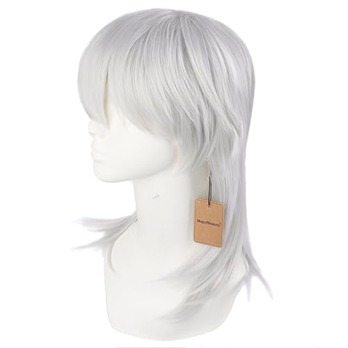 Miniatura 3 de MapofBeauty - Peluca para cosplay, plateado (Silver#1)
