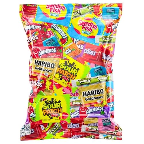 Halloween Candy Variety Mix – Individually Wrapped Fruity, Chewy &