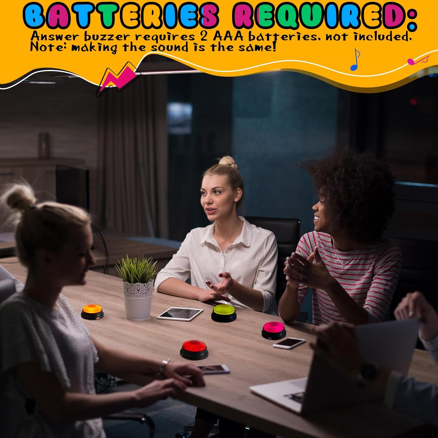 Xuhal 8 Pcs Recording Button Buzzers for Trivia Games with Number Recordable Answer Buzzers for Communication Pet Training Gift for Back to School Team Family Game and Trivia Nights, 8 Colors