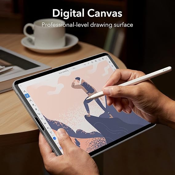 teknosepetim ipad 10.9 kağıt hissi Mıknatıslı Çıkarılabilir Ekran Koruyucu Air 4 Pro 11 2018/2022 MAT ekran Koruyucu Çizim ve Yazma
