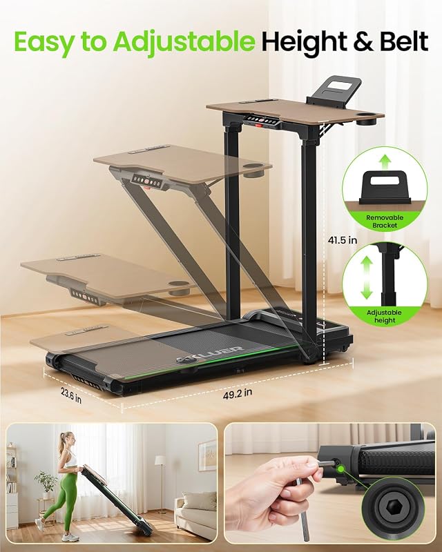 Akluer Walking Pad with Desk Workstation image 5