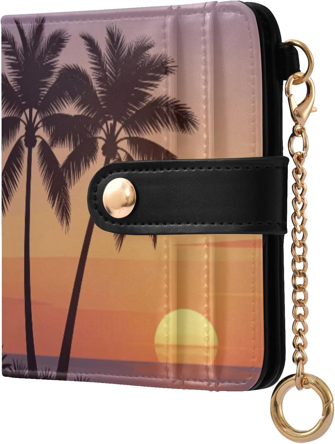 Yuiboo Ladies Folding Coin Wallet, Cute Card Cases