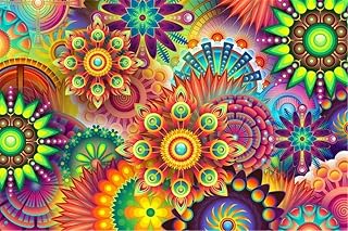Yingxin34 1314 Piece Jigsaw Puzzles for Adults, Colorful Flowers Fit Together Perfectly Funny Family Puzzles for Adults and Kids-75x50cm(29.52x19.68inch)