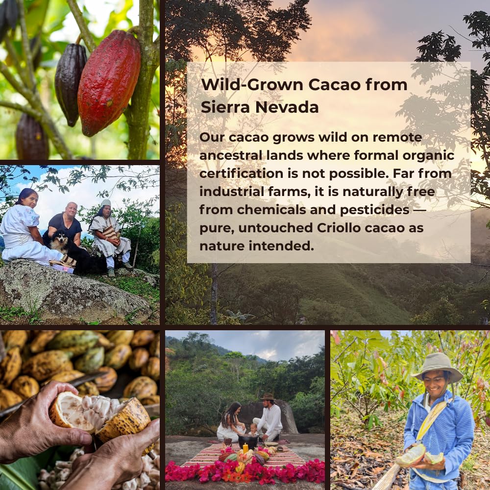 Origen 100% Ceremonial Cacao – Ceremonial Grade Cacao – Unsweetened & Anti Oxidant SuperFood – Pure Ancient Indigenous Drink – Vegan, Gluten-free – Grated, 5 lb Bulk Pack
