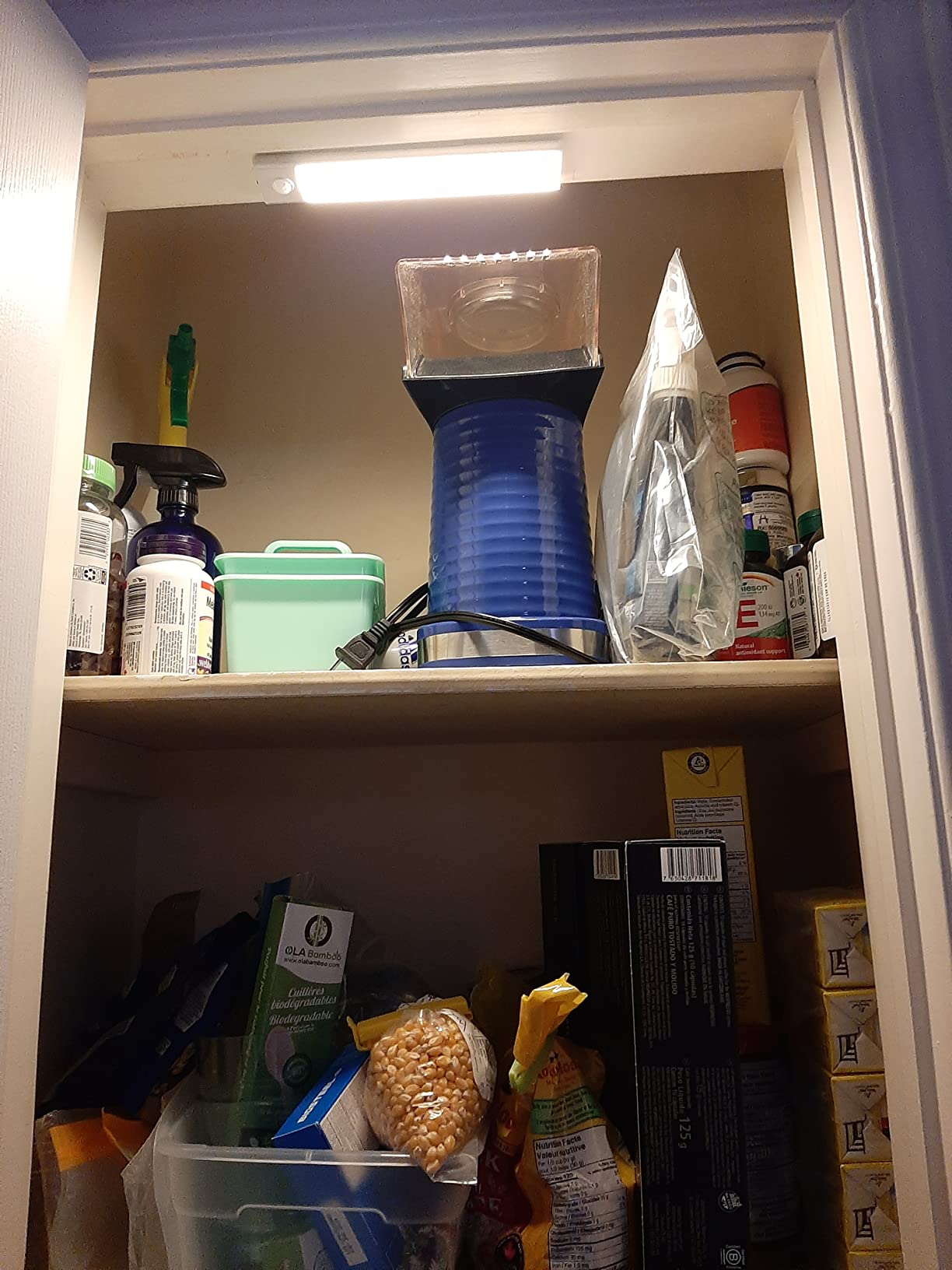 Closet Lights Motion Sensor, Motion Sensor Light Bar with 62 LED & 3