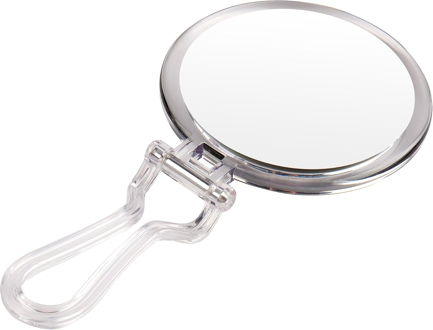 Miss Sweet Folding Hand Held Mirror with 10x Magnification & True Image, 6.1inch Travel Mirror (10X)