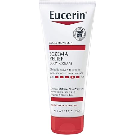Eucerin Eczema Relief Cream - Full Body Lotion for Eczema-Prone Skin - 14 oz. Tube